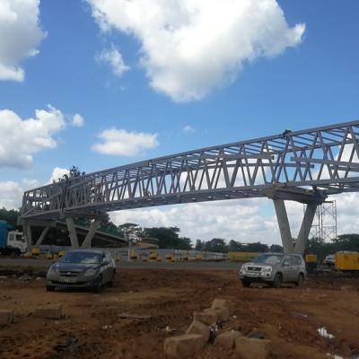 China Highway Steel Structure Bridge Steel Structure Pedestrian Crossing Walkway for sale