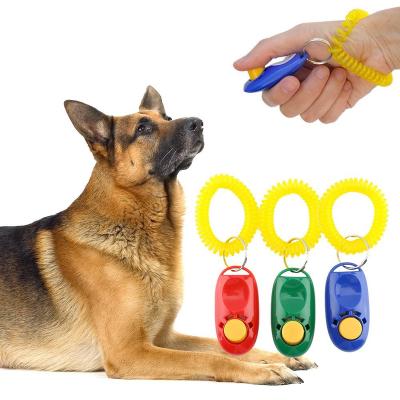 China Viable Dog Training Clicker with Wrist Strap Pet Training Clicker for sale