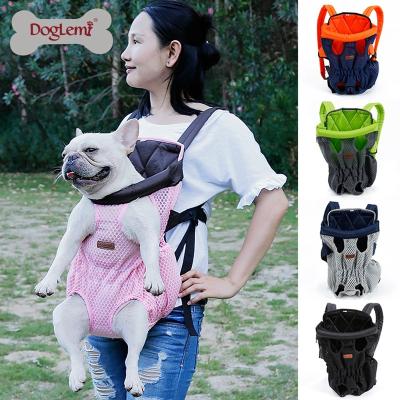 China Viable Pet Cat Tote Holder Bag Sling Outdoor Pet Dog Carrier Front Trunk Backpack for sale