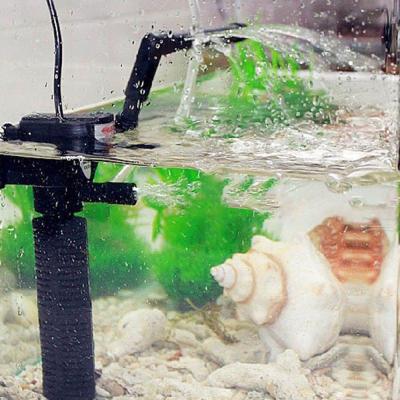 China Viable 3-in-1 Mini Aquarium Internal Filter Oxygen Submersible Water Pump for Fish Tank for sale