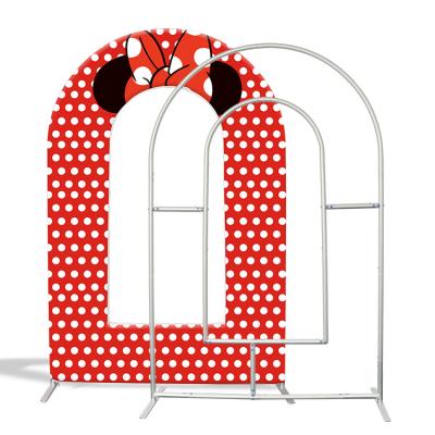 China Support Baby Show Birthday Minnie Mouse DIY Picture Arch Backdrop Support Panel Wall ODM/OEM For Wedding Event Party Deco for sale