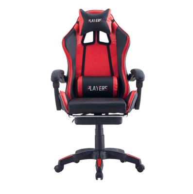 China Adjustable (height) Factory Wholesale Customized Logo Cheap Gaming Chair Adjustable and Swivel PU Leather Armrest Game Chair for sale