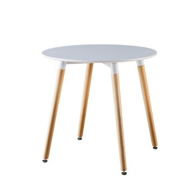 China Modern China cheap MDF TOP modern coffee table for sale ,MDF top with wood legs for sale