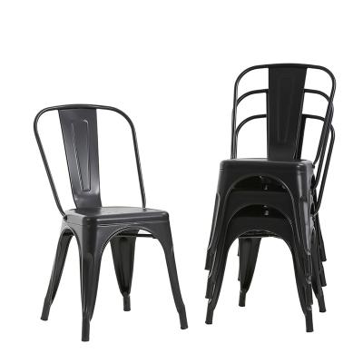 China Cooling Antique Black Metal cafe chairs, bistro metal dinning chairs , dining chairs for Sale for sale