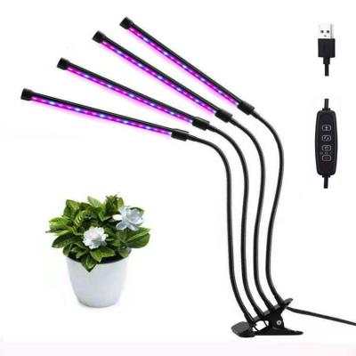 China Indoor Removable Plant Grow Lights With Red Blue LED Bulbs For House Plants Full Spectrum Plant Light 3 