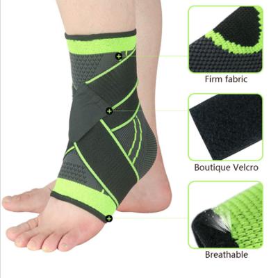 China Pad Ankle Support Brace One Size Fits All Stabilize Ligaments Relieves Swelling And Adjustable Ankle Stride Wrap for sale