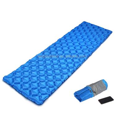 China Woqi Bag Mat Single Sleeping Pad Outdoor Inflatable/Portable Lightweight Camping Sleep Pad +Carrying Pad for sale