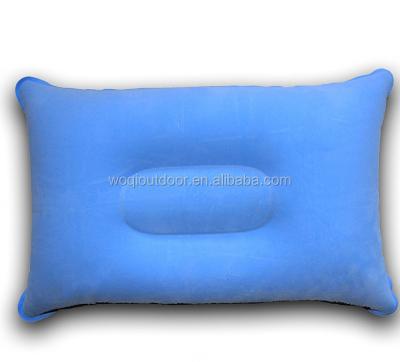 China Woqi travel camping small folded inflatable pillow/assembled super comfortable ultralight inflatable pillow for sale