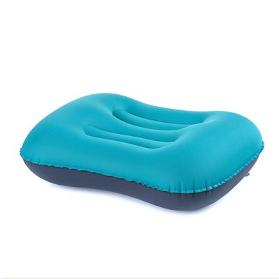 China WOQI Inflatable Pillow Ultralight Inflatable Camping Pillow Air Pillow Sleep In Comfort While Camping Pillow for sale