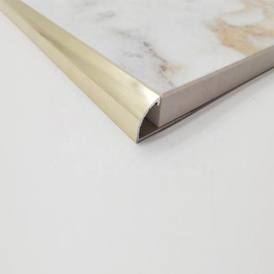 China Modern Cleanroom Walls G Shape Decorative Ceramic Tile Trim Euro 304 Stainless Steel Angle Profile Door Lever for sale