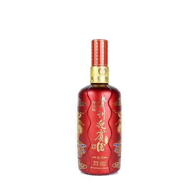 China Crystal Clear Liquor Chinese Baijiu 500ml 53%vol Sauce Flavor Chinese Liquor 500mL/bottle for sale