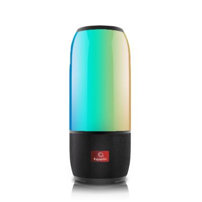 China Factory direct price outdoor portable audio speaker tooth phone function flame LED wireless blue light lamp camping sound amplifiers for sale