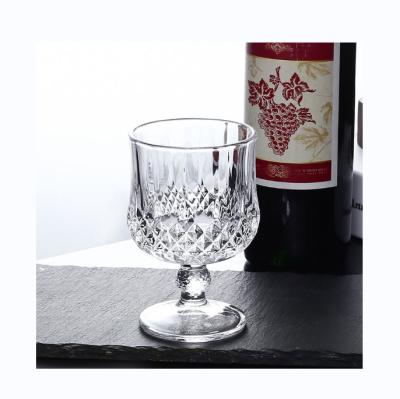 China Lead Non Soft Warm Design SJB044 Short Stem Glass Wine Cups Champagne Glass Set For Weddings And Events for sale