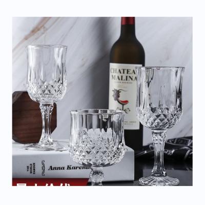 China Lead Non Clear SJB044 12oz Wedding Party Wine White Wine Whiskey Cup Glass Wholesale for sale