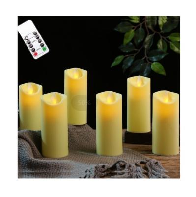 China LZ005 remote control warm led candle light led candle flickering tealight candle flamless candle light for sale