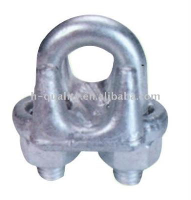 China Stainless Steel Hot Dip Galvanized H.D.G. US Type Drop Forged Wire Rope Clip for sale