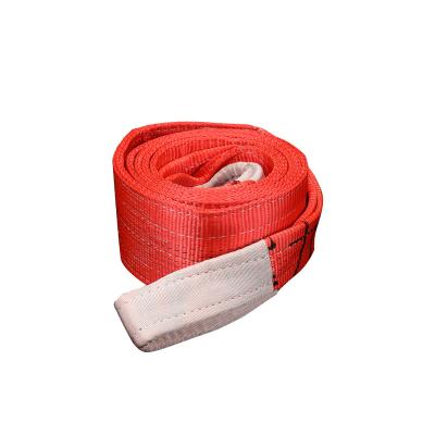 China Factory Professional Double Eye Flat Strap Around Flat Machine Chain Polyester Elevator Sling for sale