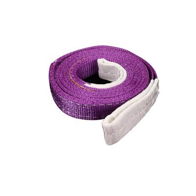 China Made in China Soft Polyester Elevator Sling Polyester Webbing Elevator Sling Lifting Flat for sale