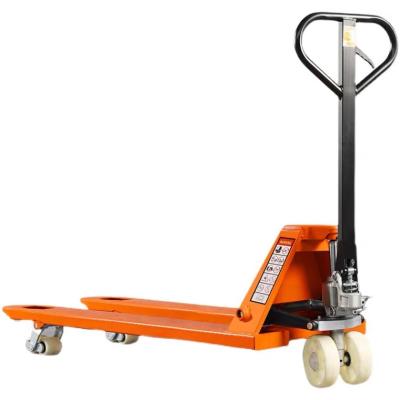 China Hotels Manual Auto Pallet Truck Hydraulic Manual Ground Livestock Forklift for sale