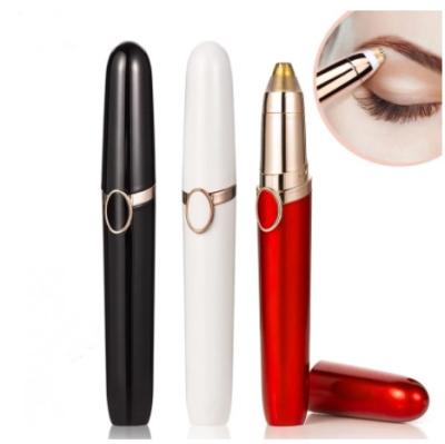 China Mini Portable Usb 2 in 1 Portable Electric Epilator Pen Mini Shaver Razors Makeup Painless Eyebrow Trimmer Women Facial Hair Removal for sale