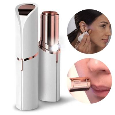 China 2022 Electric Trimmer Women Mini Portable Face Hair Removal Lipstick Shaver Eyebrow Hair Remover Mini Shaver Epilator For Woman for sale