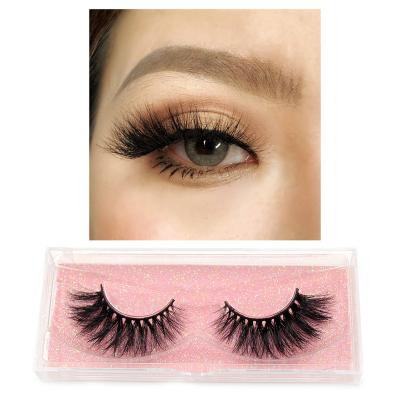 China 25-30 Lashes Reusable Mink Magnetic False Eyelashes Natural Cross Eyelash Extension 3D Mink Lashes Fluffy Soft Wispy Periods Makeup for sale