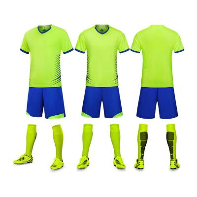 China Sets Wholesale Custom Soccer Training Uniform Cheap Sublimation SDS-004 Empty Soccer Uniforms for sale