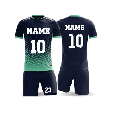 China SDS-016 sets sublimated mens football wears soccer jersey set custom football kits jersey football uniform for sale