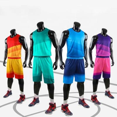 China Wholesale SDB-023 Antibacterial Basketball Wear Blank China Custom Sublimated Green Basketball Uniforms for sale