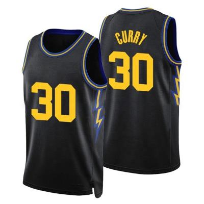 China 2022-23 Men's Golden State City Warriors Basketball Finals 2022-23 Golden State City Warriors Jersey Green #3 Poole Jersey Wiggins #30 Stephen Curry #23 Antibacterial for sale