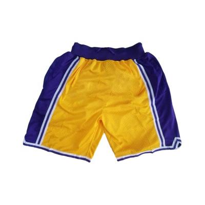 China SDB-048 Sublimation Antibacterial Wholesale College Single Men's Fair Wear Custom Wholesale Custom White Mens Sports Mesh Basketball Shorts for sale