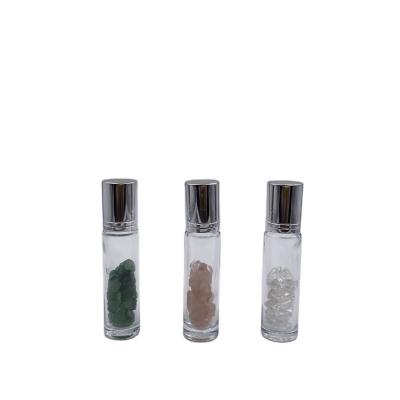 China China Suppliers 10ml Personal Care Roller Ball Crystal Glass Bottle Glitter Perfume Colorful Roller Bottle for sale