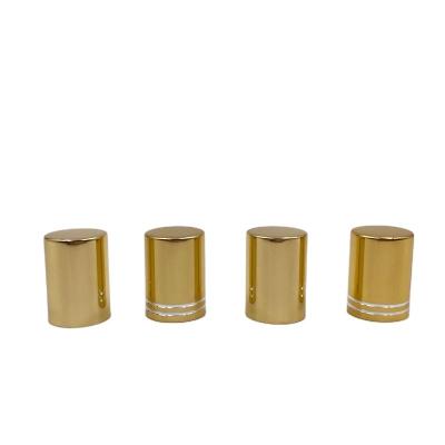 China Non Spill Aluminum Roll 10ml Bottle Gold Sliver Black Caps for sale