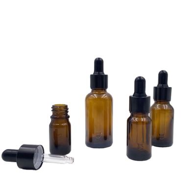 China Personal Care Hot Selling Cosmetic Essential Oil Amber Brown Bottle With 100ml Dropper for sale