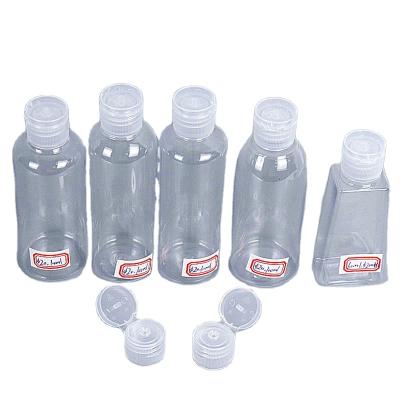 China PP Empty Blue Plastic Shampoo Top Cap Bottles With Flip Lods for sale