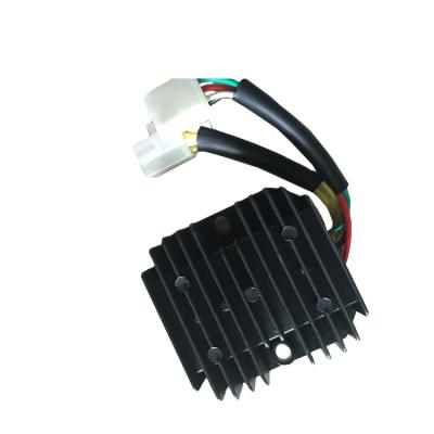 China Aluminum alloy and iron 125cc 7 wires motorcycle scooter voltage regulator rectifier for sale