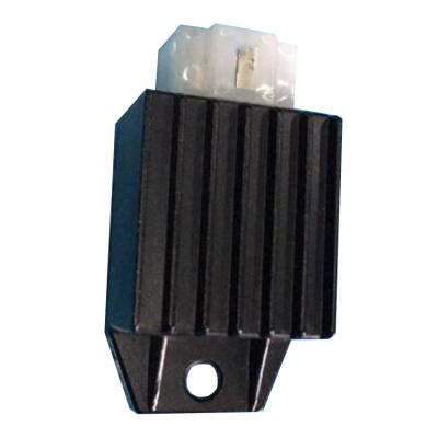 China 4 Pin Male Plug Motorcycle Voltage Regulator Aluminum Rectifier GY6 12V Rectifier for sale