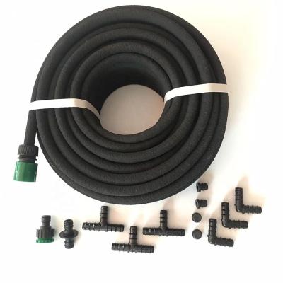 China Rubber and PE Rubber Soaker Hose with Appropriate Accessories for European Market for sale