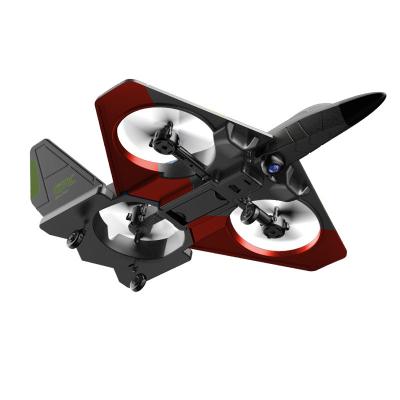 China 2.4G V27 Remote Control Fighters Remote Control Model With Quadcopter HD 4K Aerial Photography Camera Foam Kids Toy Light Aircraft for sale