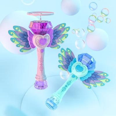 China Outdoor Princess Bubble Maker Machine, Magic Bubble Game Wands for Toddlers with Detachable Wing, Bubble Toys for Outdoor Toddlers for sale