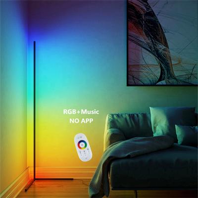 China Pretty New Modern Dancing Tripod Stand Remote Control Floor Lamp RGB Led Corner Light For Home Decor Living Room for sale