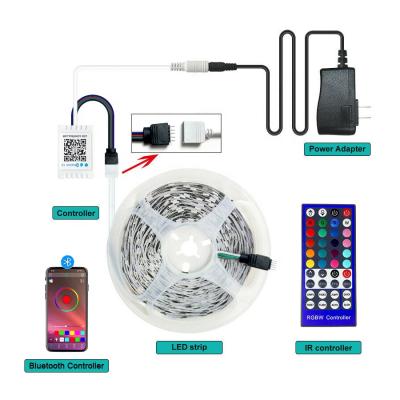 China Residential 4 In 1 Rgbw 5m Dc12v Flexible Led Strip 5050 30leds/m Led Strip Light Smd 5050 Led Strip Light for sale