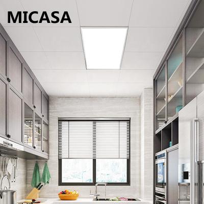 China MICASA OEM ODM modern aluminum iron 30x30 30x60 60x60 120x60 18w 24w 48w 72w slim recessed led commercial panel light for sale