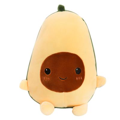 China Cute Cartoon Avocado Stuffed Toy Soft Baby Doll Cartoon Fruit Pillow for Kids Plush Toys for sale