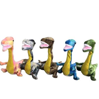 China Gift Decoration Child Simulation Plush Singing Talking With Lights Dinosaur Plush Toys Electric Led Dinosaur Plush Toy for sale