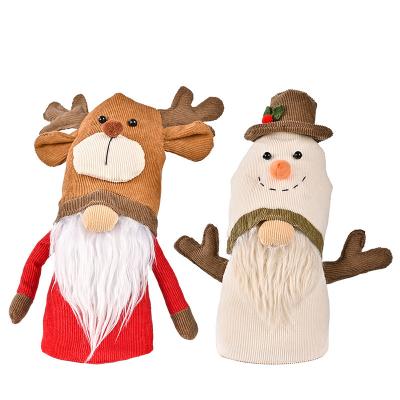 China Plush Gnomes Elf Faceless Dolls Christmas Merry To All Friends Home Decoration Handmade Christmas Reindeer And Snowman Dolls Gifts for sale