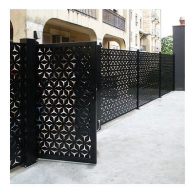 China ECO FRIENDLY Backyard Decorative Laser Cut Metal Sheet Privacy Screen and Garden Fence for sale