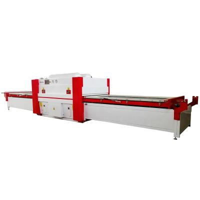 China Factory woodworking door cabinet PVC sheet hot vacuum membrane press laminating machine with manual operation&double stations for sale