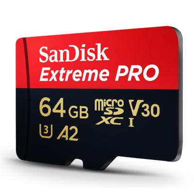 China 100% Plastic Original SanDisk Micro Extreme TF SD Card A1 Pro Card Ultra Class 10 U3 C10 A1 V30 Memory Card for sale