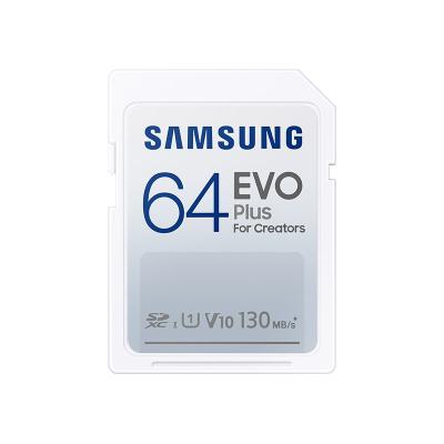 China Samsung 4K UHD Class10 SD Card 64gb MB-SC64K/CN Memory Card Plastic Flash Card 130MB/s UHS-I U1 V10 U3 V30 for sale